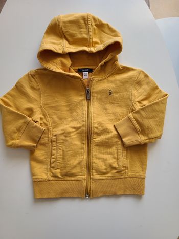 Gilet zippé à capuche