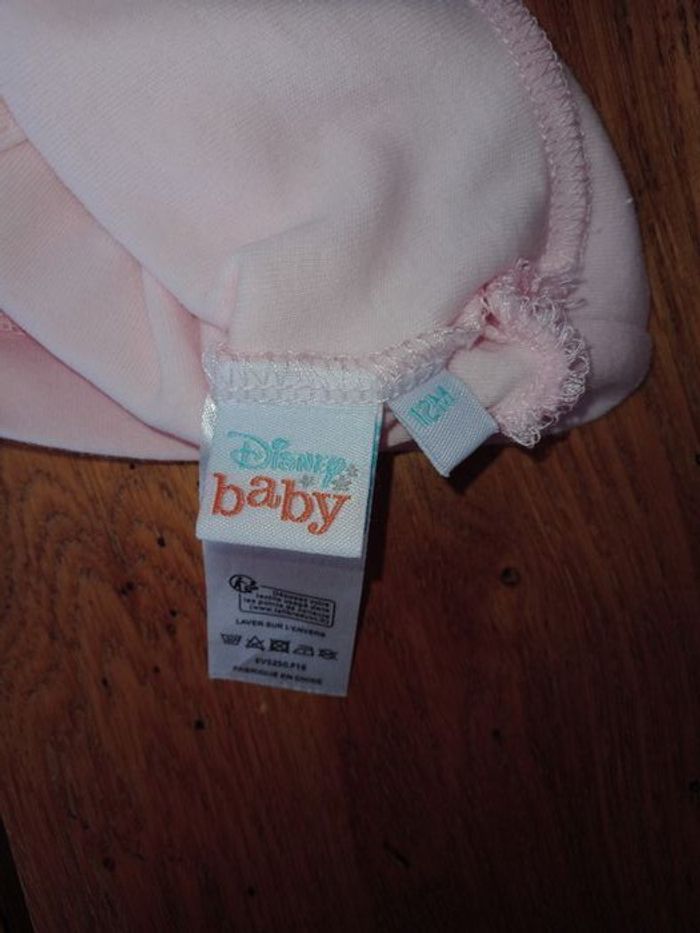 Joli bonnet rose DISNEY BABY 12 MOIS - photo numéro 2
