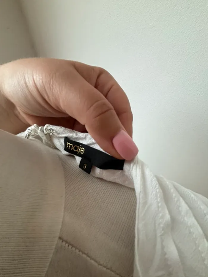 🤍 Blouse blanche MAJE - Taille 3 (équivalent 40) 🤍 - photo numéro 12