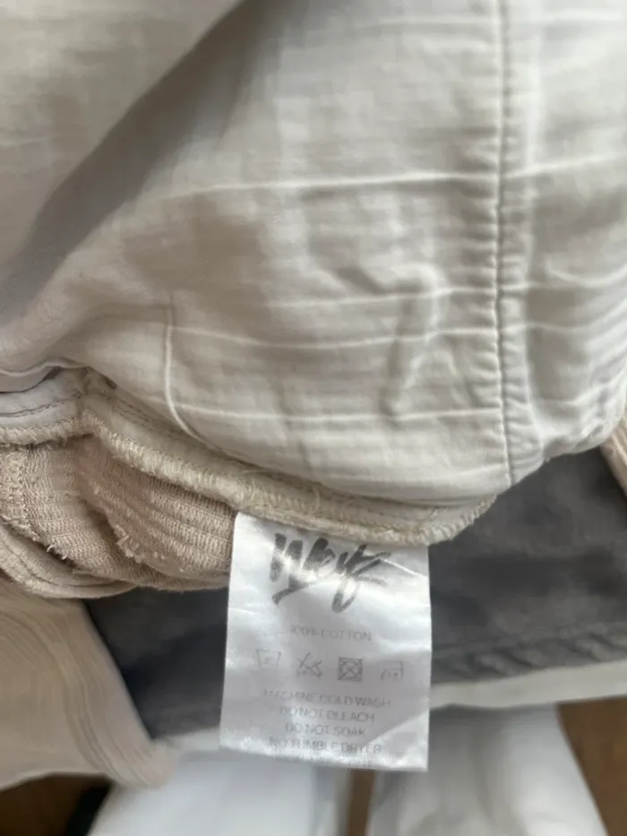Pantalon Weyz beige T.S – Coupe droite | Style Y2K usé chic | Rare modèle - photo numéro 6