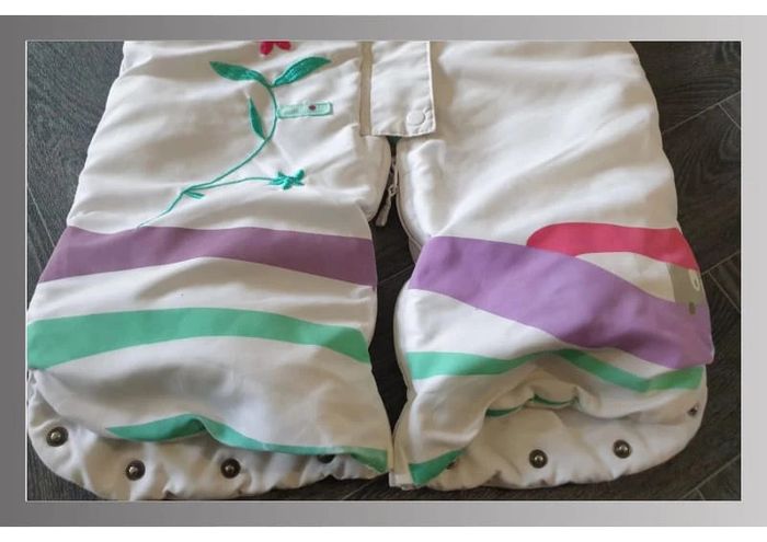 manteau combi pilote bébé blanc/violet/rose/vert Orchestra 9 mois - photo numéro 8