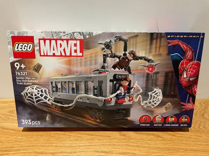 Lego Marvel 76321 La scène du train de Spider-Man et Docteur Octopus - photo numéro 2