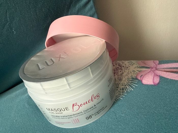 Masque spécial cheveux bouclés Luxéol 200ml - photo numéro 1