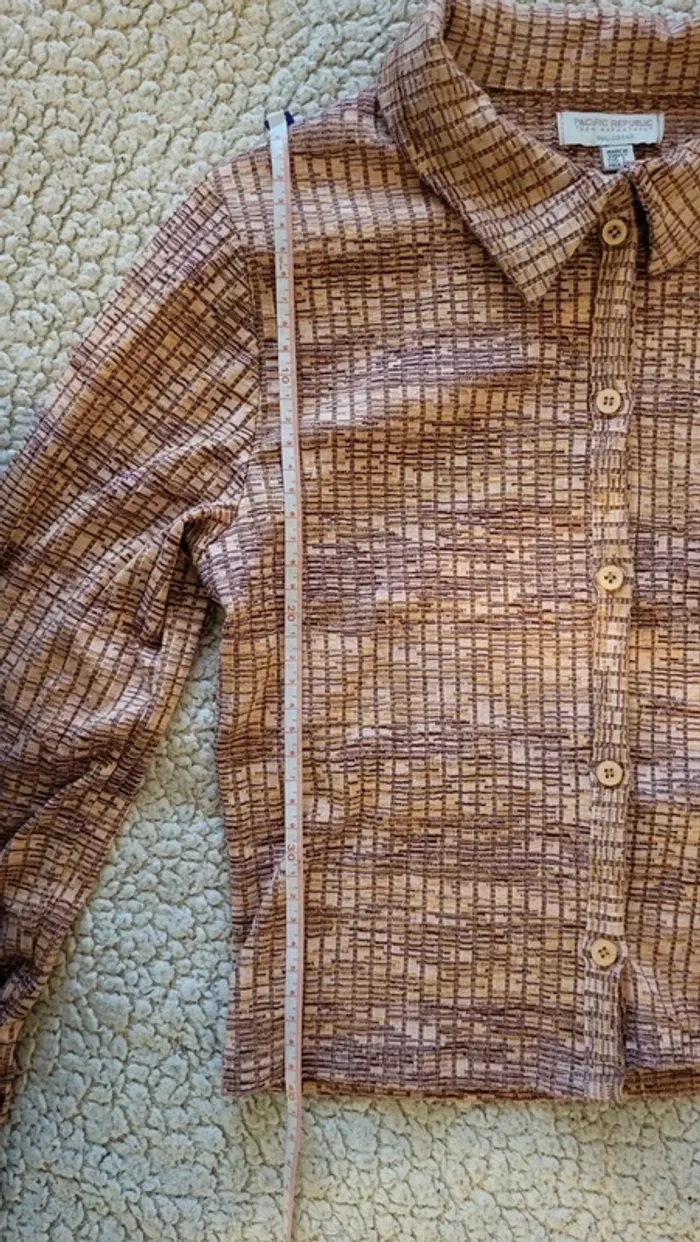 cardigan léger crop pull and bear - photo numéro 6