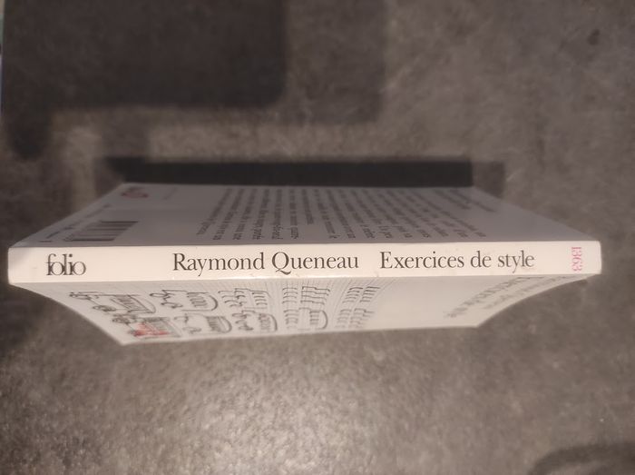 Exercices de style Raymond Queneau - Folio 1993 - photo numéro 2
