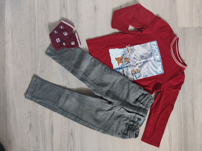 Ensemble 2 pièces Vertbaudet Sergent major Taille 3-4 ans + chaussettes