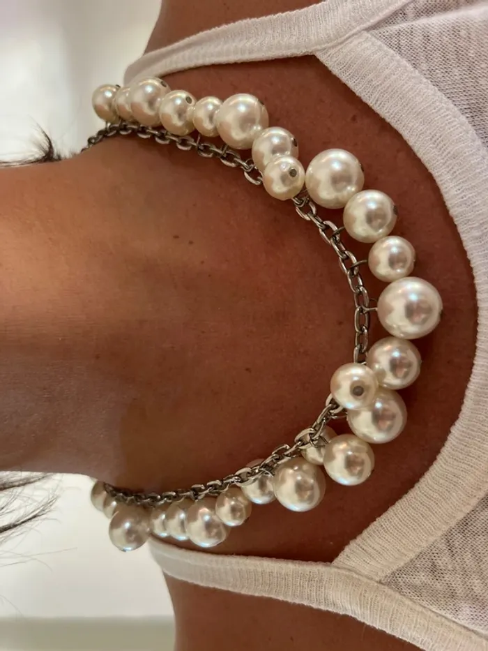 Collier perle - photo numéro 4