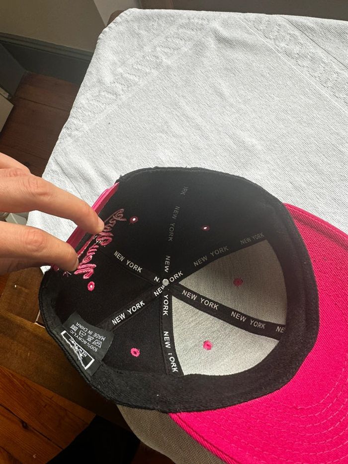 Casquette 🧢 NY Rose et Noir – Taille 58 - photo numéro 6