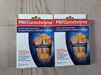Lot de patchs chauffants Mercurochrome