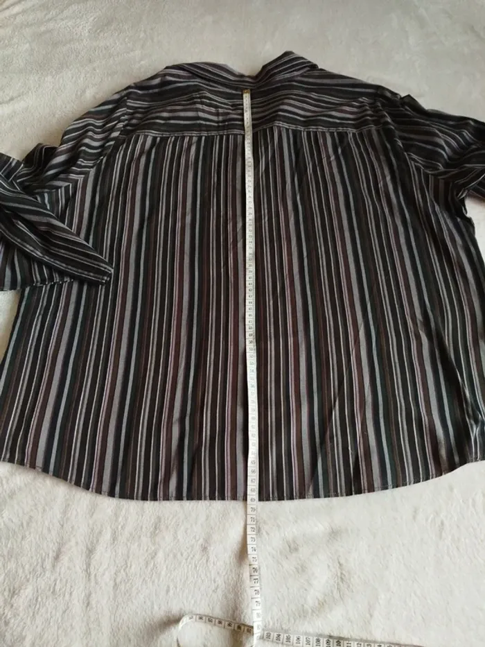 Chemise femme C&A rayée multicolore taille 50/52 - photo numéro 8