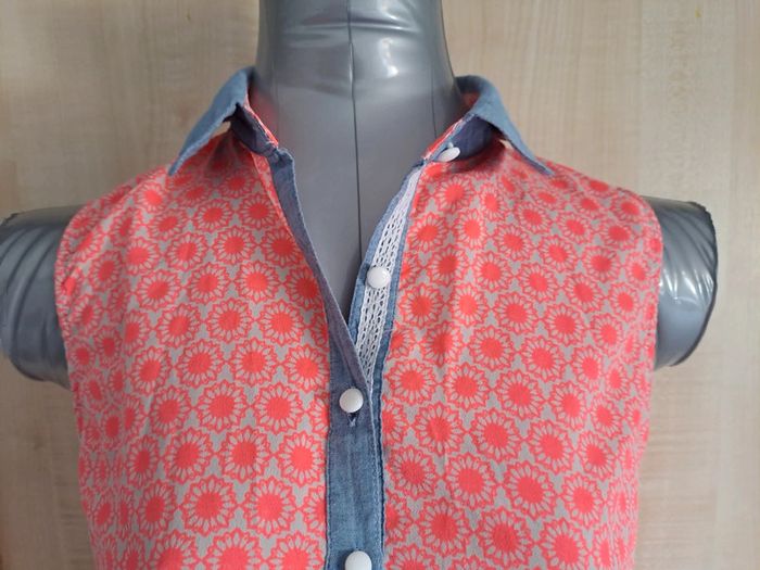 Chemise sans manches cache cache taille 38 - photo numéro 2