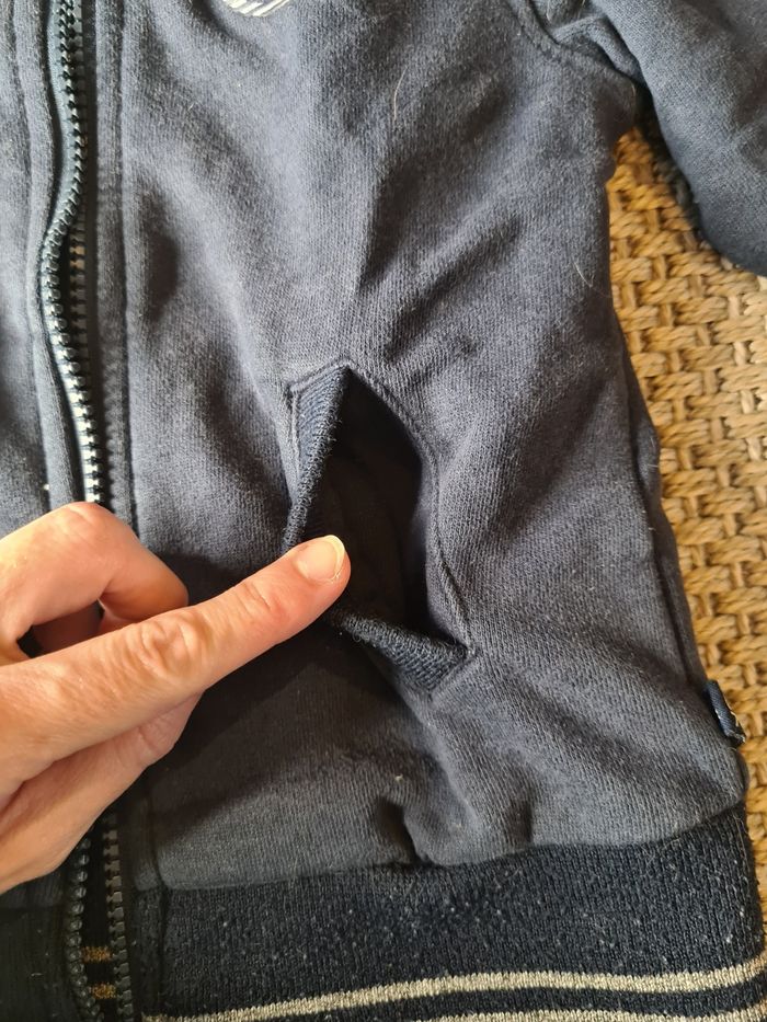 Lot de 2 gilets Okaïdi garçon - 3 ans - photo numéro 9