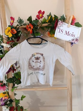T-shirt manche longue 18mois Primark