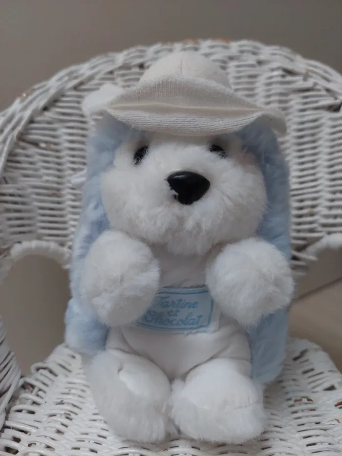 Tartine et chocolat - petite peluche hérisson - photo numéro 2