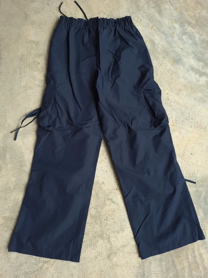 Pantalon cargo bleu marine - photo numéro 6