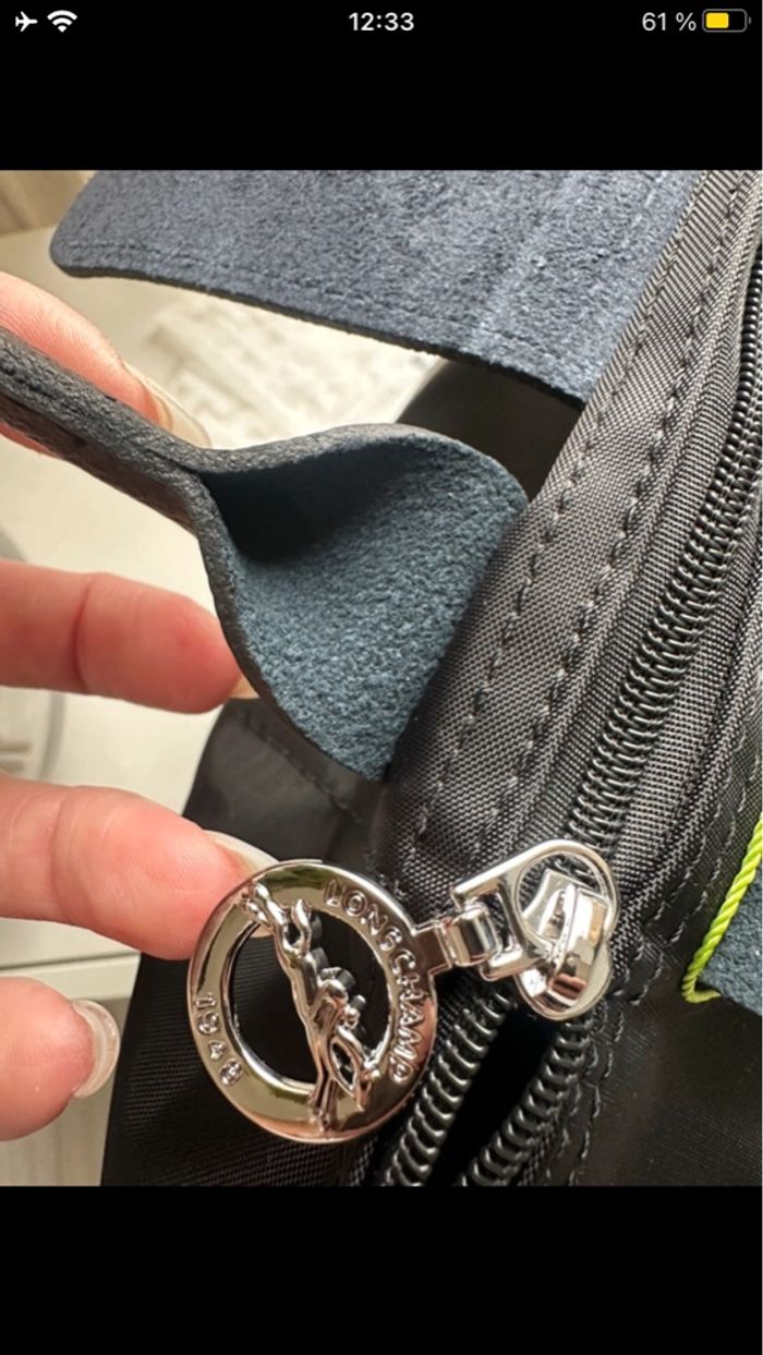 🌸 sac fourre-tout authentique noir neuf taille L 🌸 - photo numéro 9