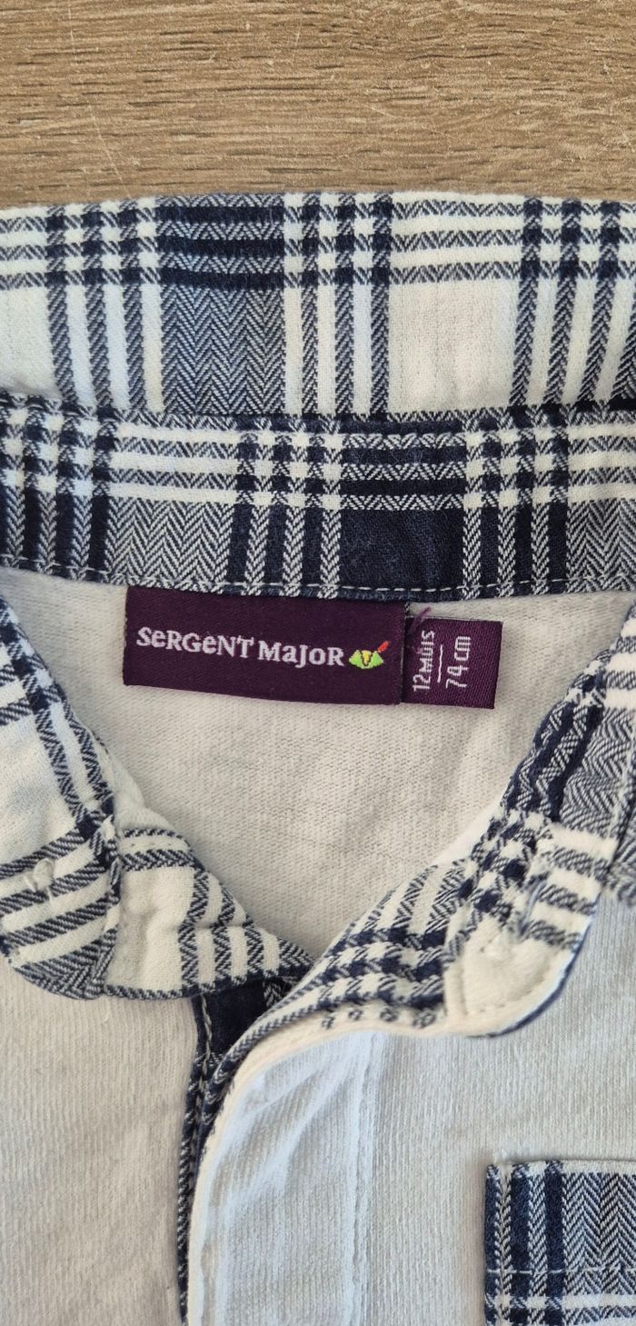 T-shirt ML à col 12 mois - photo numéro 4