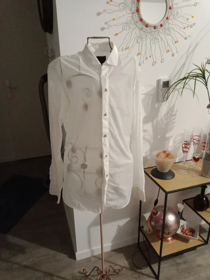 Chemise blanche Philip plein