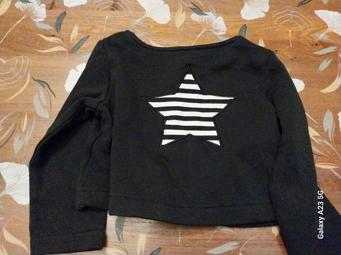 Gilet noir fille 4 ans - photo numéro 3