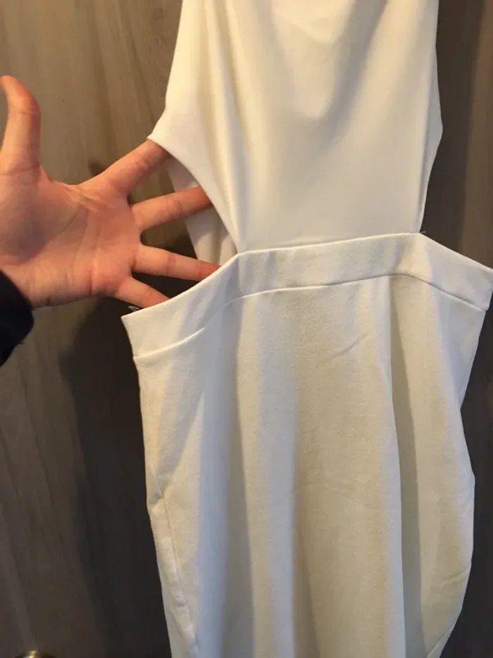 Robe longue blanche T36 Missguided - photo numéro 4