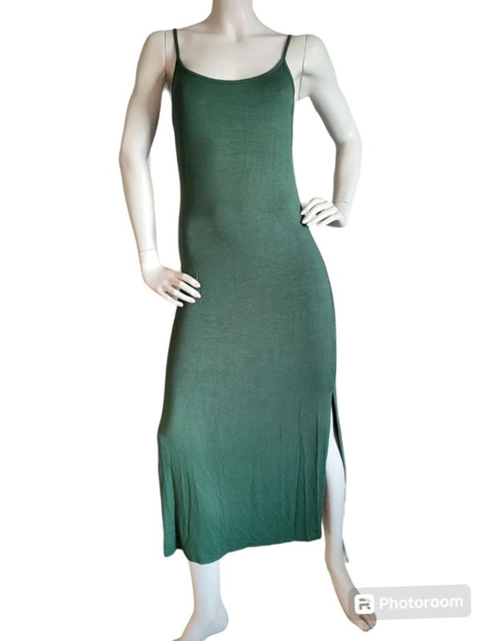 Robe longue à bretelles