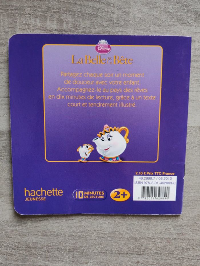 Livre mon histoire du soir La Belle et la bête Disney - photo numéro 2
