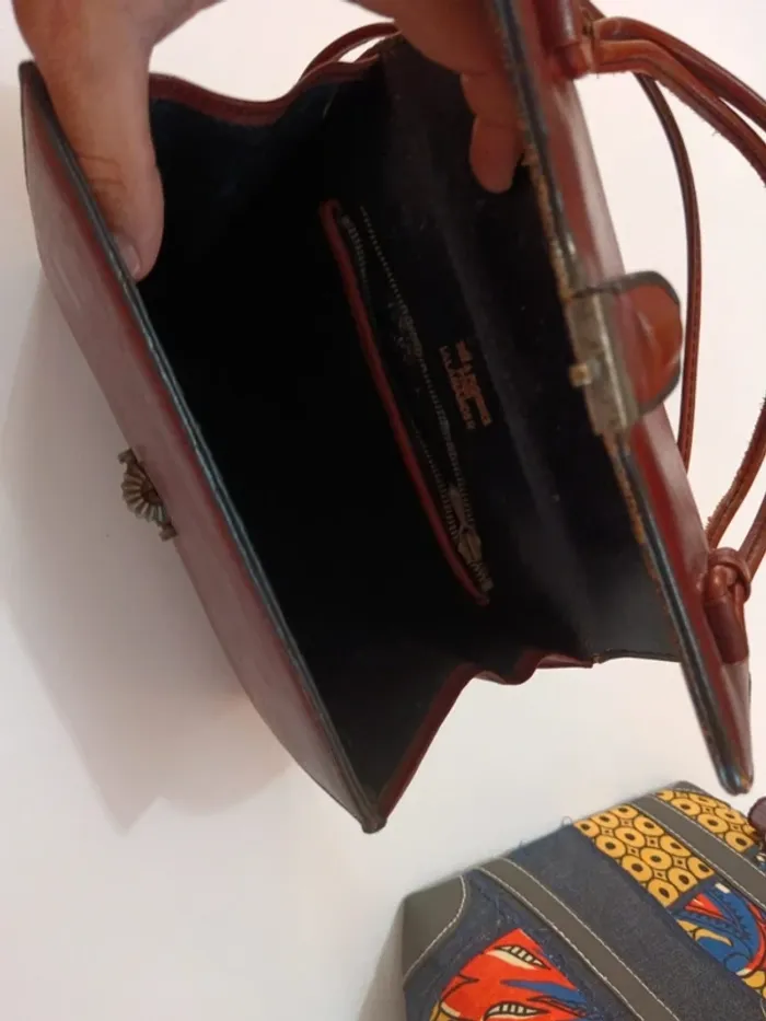 Sac vintage Creation unique Cuir - photo numéro 5
