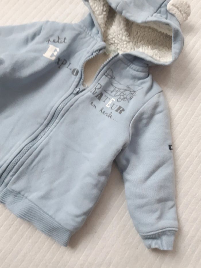 Gilet a à capuche 18 mois Mes Petits Cailloux - photo numéro 2