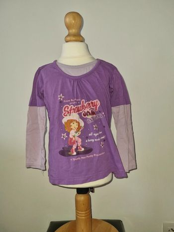 T-shirt Charlotte aux fraises 4 ans