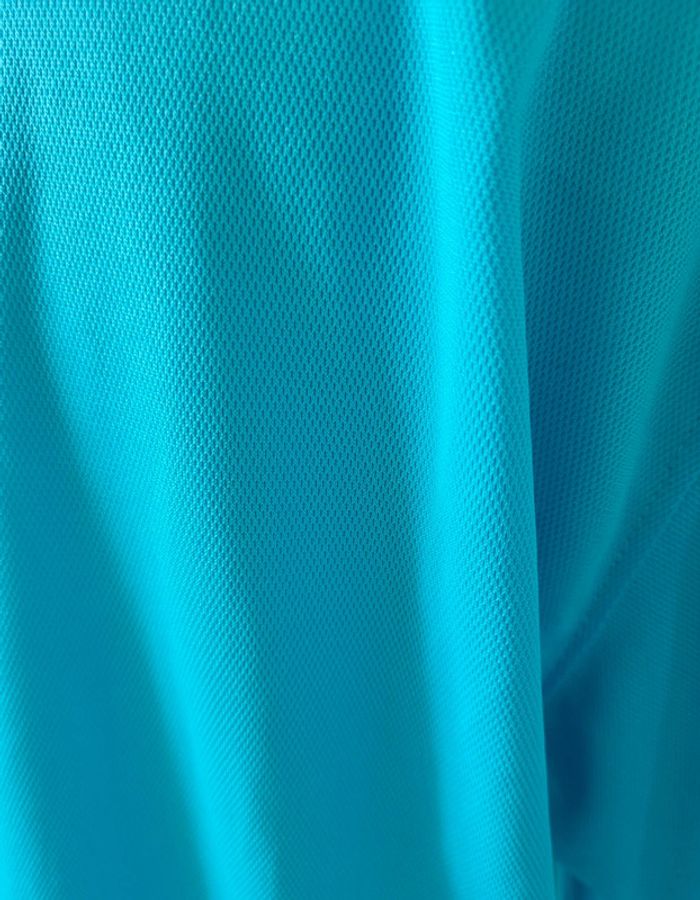 Polo manches courtes bleu turquoise L'Homme Moderne Taille M/L - photo numéro 9