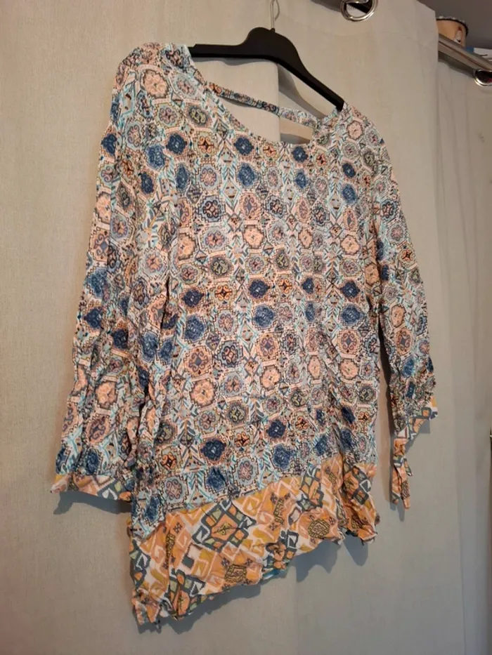 Magnifique tunique femme manche 3/4