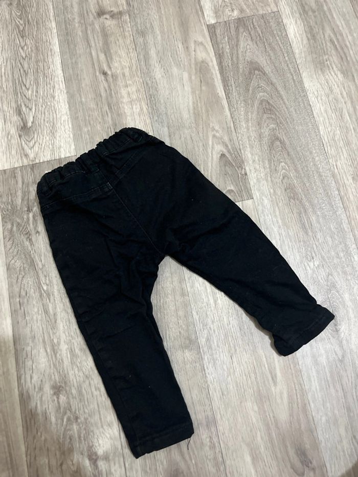 Jean noir enfant taille 12 mois - photo numéro 2