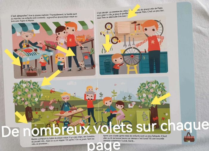 Le livre 📙 de  ma  semaine,  rigide,  avec  50 volets - photo numéro 3
