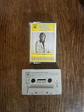 Cassette audio Claude François grands succès