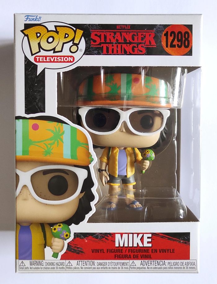 Funko Pop California Mike 1298 - Netflix - Stranger Things - Figurine Vinyle