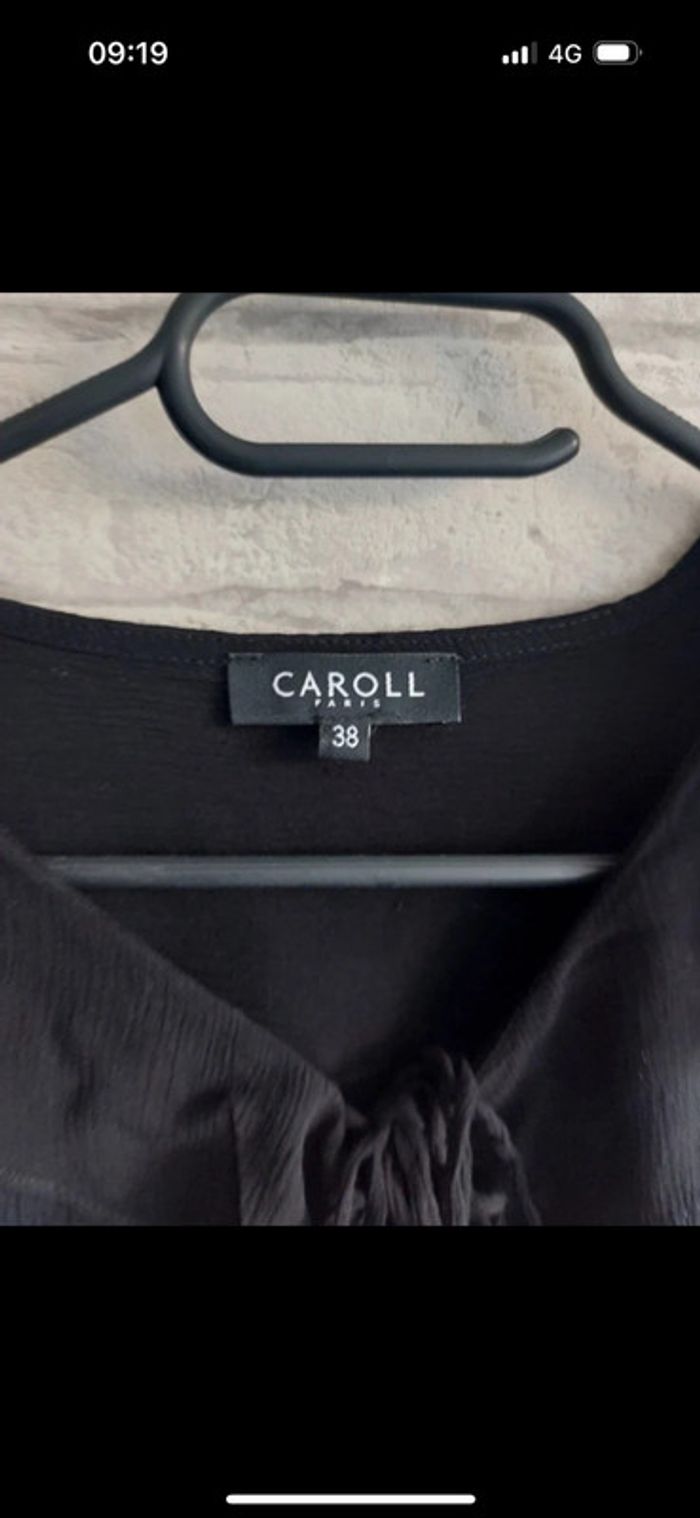 Blouse manches longues Caroll taille 38 - photo numéro 3