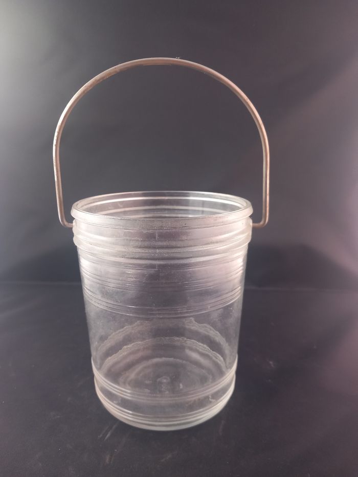 Seau à glaçons en verre