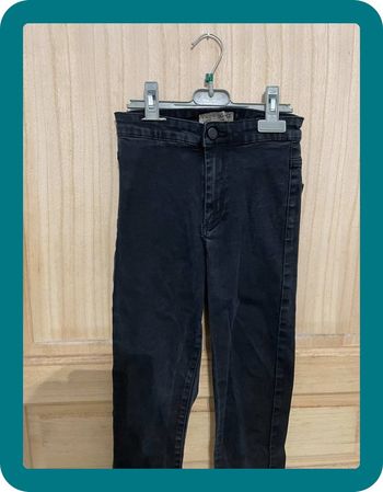 Jeans basic simple uni noir - 34 / xs