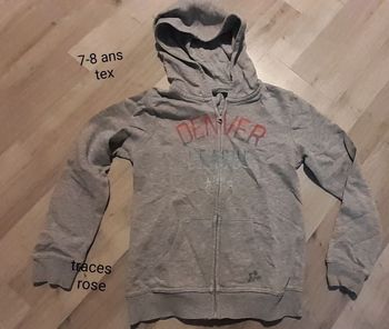 Sweat zippé fille