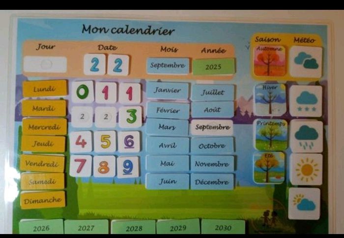 Calendrier journalier pour enfants - photo numéro 3