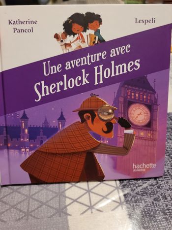 livre une aventure avec sherlock holmes  (1e)