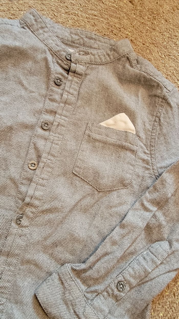 Chemise col mao 6 ans - photo numéro 2