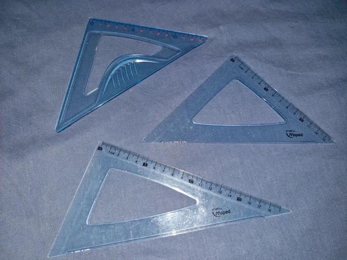 Lot de 3 équerres
