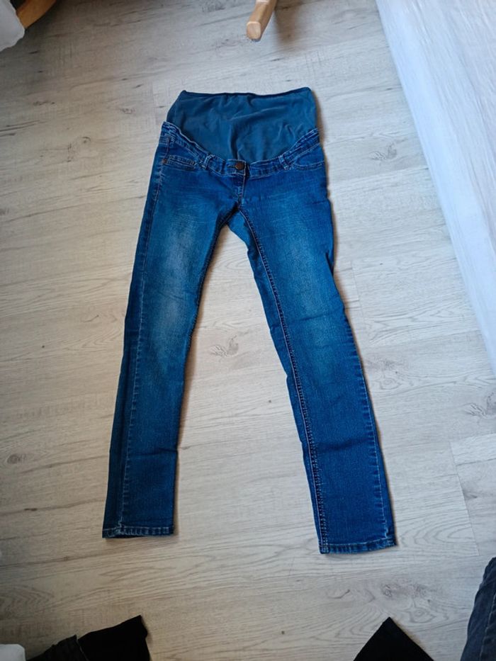 Pantalon jeans grossesse maternité 36 slim kiabi