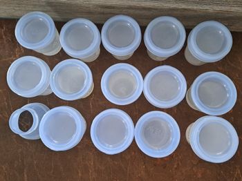 Lot 34 pots de conservation avent