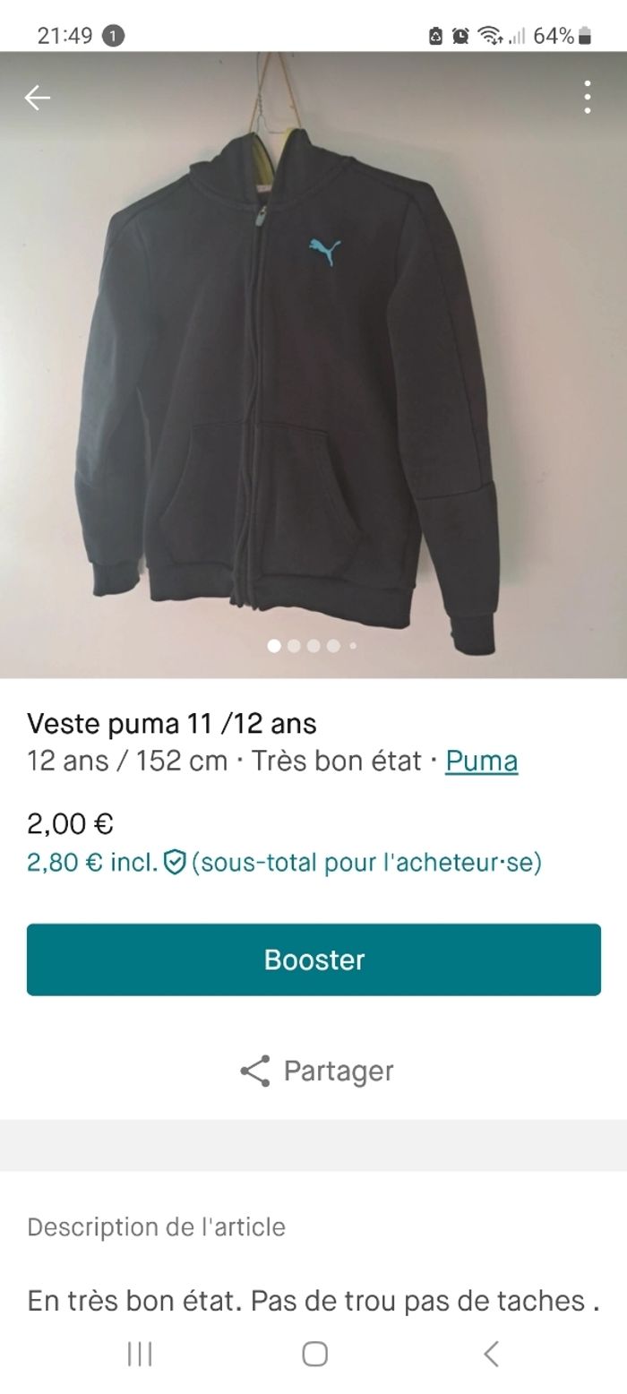 Veste puma