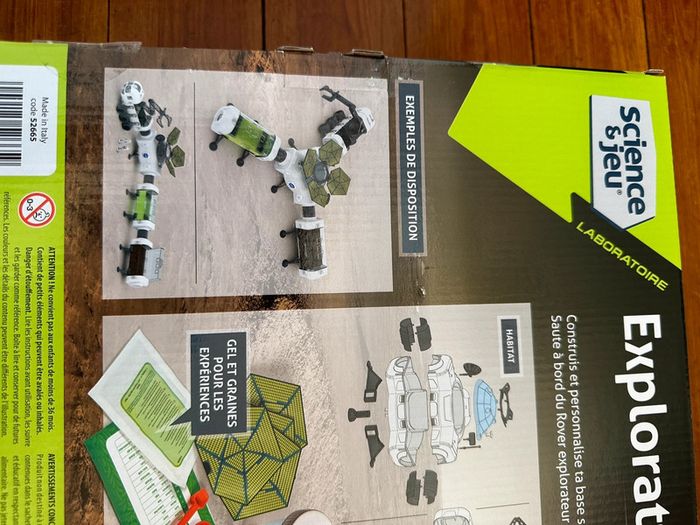 Coffret Clémentoni Exploration sur Mars base spatiale scientifique science jeu astronaute cosmonaute - photo numéro 3