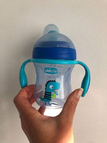 Tasse à bec Chicco bleue 10 mois et plus