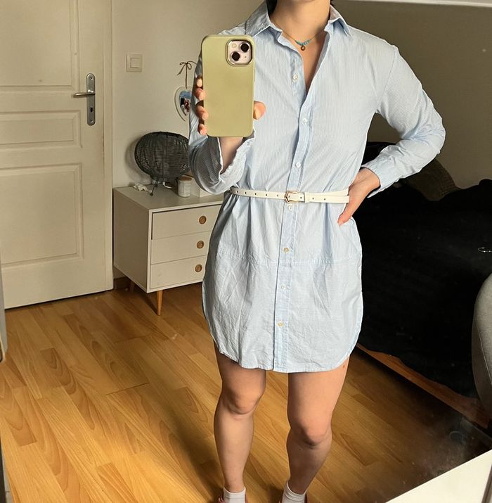 Robe chemise à rayures taille 36