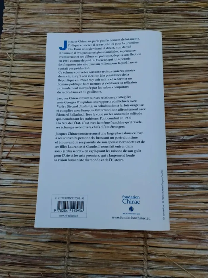 Livre jacques Chirac - photo numéro 2